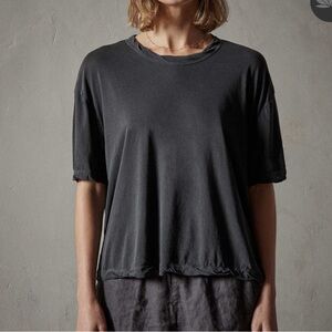 James perse high gauge oversized tee in Magma size 1